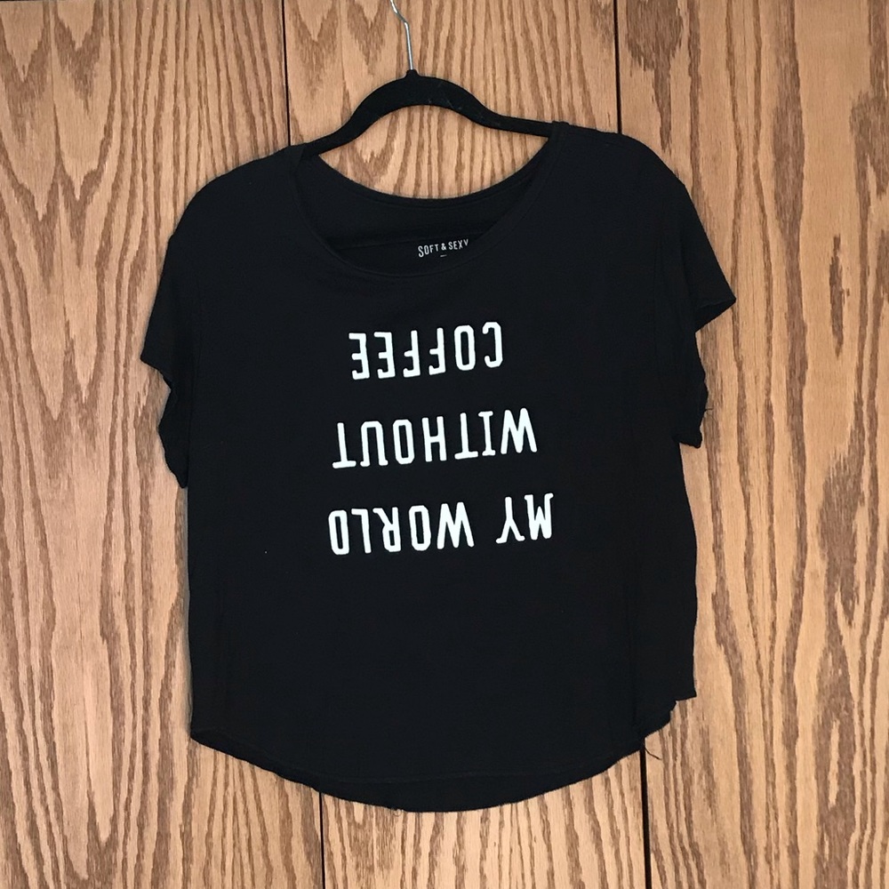 Black graphic Tee